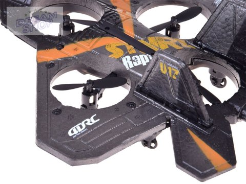 Zdalnie sterowany Dron myśliwiec Raptor świecący quadcopter RC0726 SR