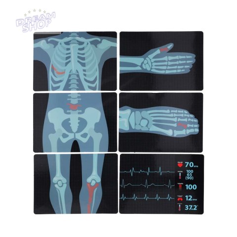 Zestaw lekarza stacja medyczna mały doktor 22 elementy
