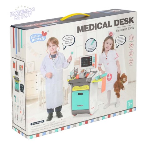Zestaw lekarza stacja medyczna mały doktor 22 elementy