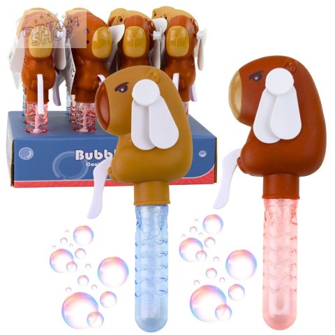 Bańki Mydlane Kapibara Wiatraczek 2w1 Różdżka 3 Oczka Do Baniek 19cm Mix