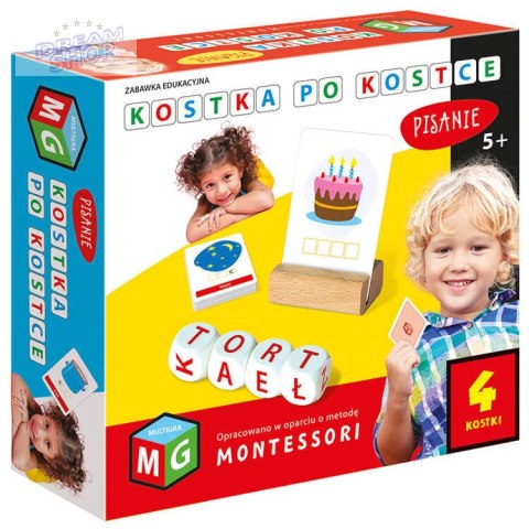 Gra Kostka po kostce - pisanie 4 kostki GR0643