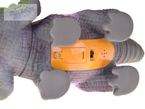 Interaktywny gumowy dinozaur triceratops figurka z dźwiękiem RYCZY ZA5726