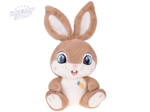 Pluszowy Królik 40 cm Uroczy brązowy KARMELEK z zaginanymi uszami ZA5922