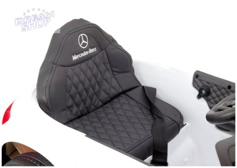 Pojazd Na Akumulator Mercedes KL-1666-1 Biały Pojazd Na Akumulator Mercedes KL-1666-1 Biały