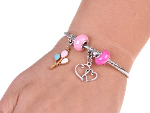 Rozkładana szkatułka na biżuterię koraliki DIY ozdoby do włosów ZA5732