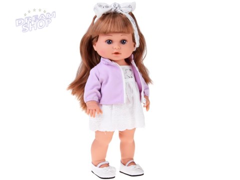 Urocza Lalka Jaśminka z długimi włosami 38cm w eleganckim ubranku ZA5876
