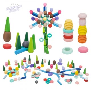 VIGA Klocki Nature Treasures Układanka