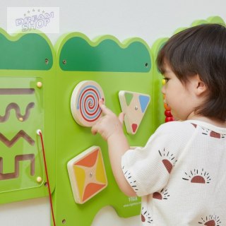 VIGA ablica Sensoryczna Manipulacyjna Krokodyl Certyfikat FSC Montessori