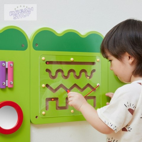 VIGA ablica Sensoryczna Manipulacyjna Krokodyl Certyfikat FSC Montessori