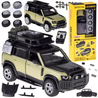 Zestaw Metalowe Auto TUNING Licencjonowany Land Rover Defender 110 ZA5950