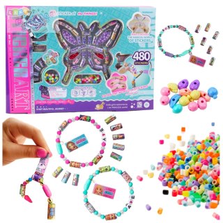 Zestaww Kratywny Do Tworzenia Biżuterii Koraliki 480 Naklejek