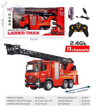 Duża Straż Pożarna z Drabina R/C