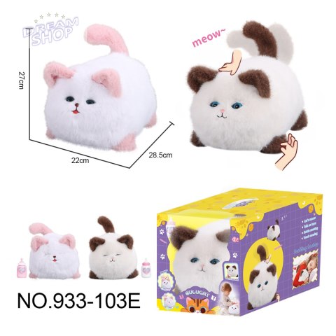 Interaktywny Kot Biały