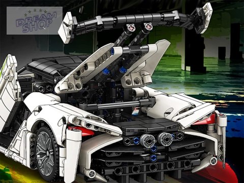 Klocki techniczne 2w1 auto sportowe statek kosmiczny 1091ele ZA5731