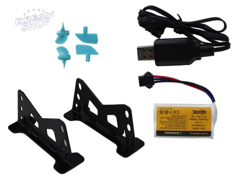 Łódź Wodna RC 2.4G Żółto-Turkusowa Wodoodporna Pilot Do Sterowania