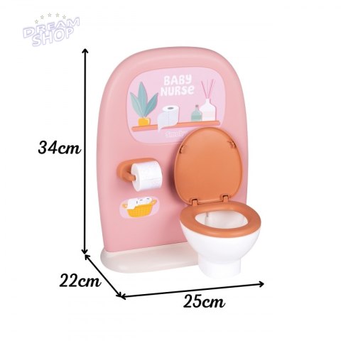 SMOBY Baby Nurse - Dwustronna toaleta Dla lalki 42 cm