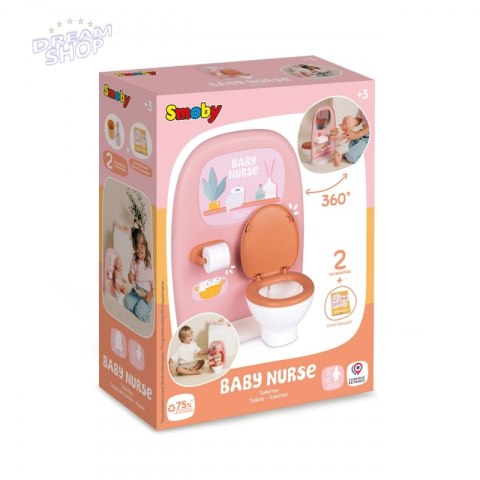 SMOBY Baby Nurse - Dwustronna toaleta Dla lalki 42 cm