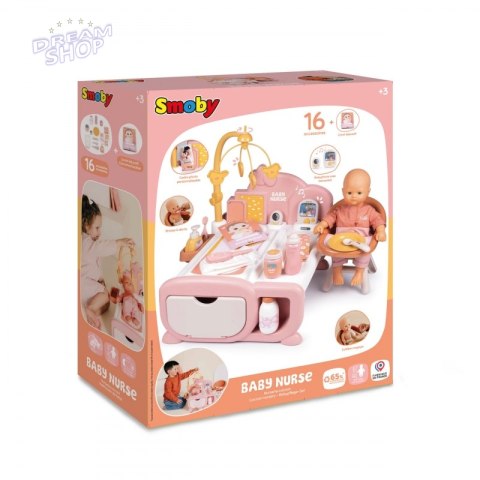 SMOBY Baby Nurse Elektroniczny Kącik Opiekunki