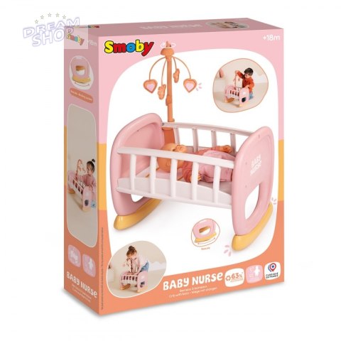 SMOBY Baby Nurse Kołyska z karuzelką