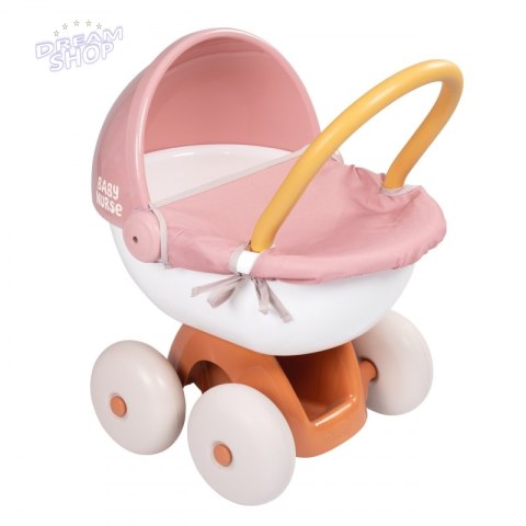 SMOBY Baby Nurse Wózek Głęboki z Plastikowym Daszkiem
