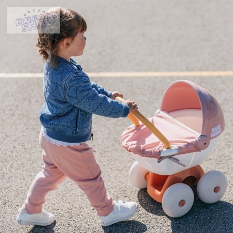 SMOBY Baby Nurse Wózek Głęboki z Plastikowym Daszkiem