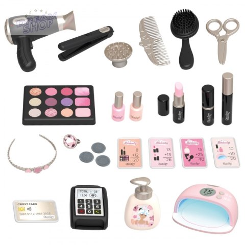 SMOBY Centrum małej stylistki BEAUTY + 26 akcesoria Fryzjer i kosmetyczka
