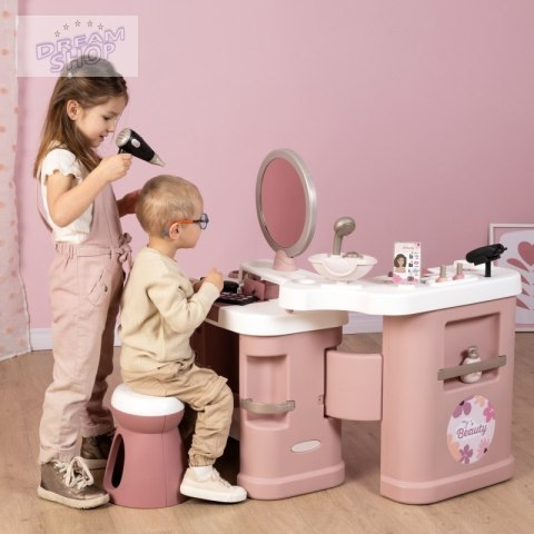 SMOBY Centrum małej stylistki BEAUTY + 26 akcesoria Fryzjer i kosmetyczka