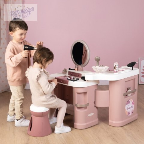SMOBY Centrum małej stylistki BEAUTY + 26 akcesoria Fryzjer i kosmetyczka