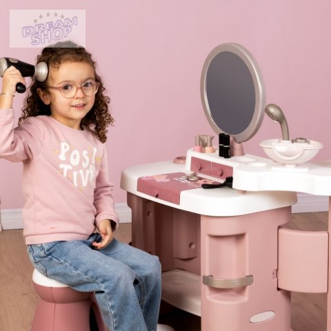 SMOBY Centrum małej stylistki BEAUTY + 26 akcesoria Fryzjer i kosmetyczka