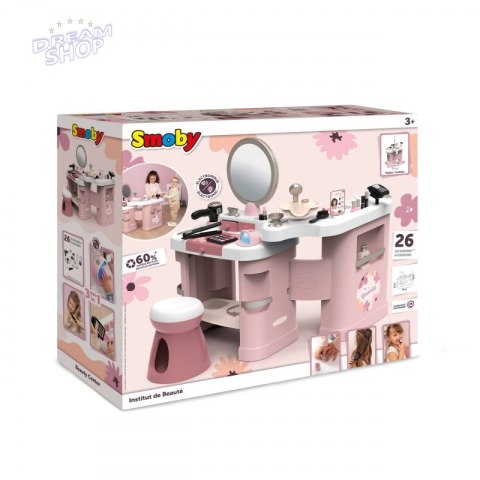 SMOBY Centrum małej stylistki BEAUTY + 26 akcesoria Fryzjer i kosmetyczka