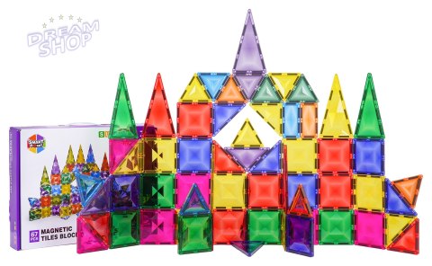 Zestaw Klocków Magnetycznych 3D 67el.