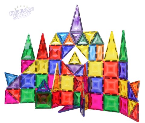 Zestaw Klocków Magnetycznych 3D 67el.