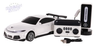 Autko R/C + Stacja Ładowania Biały