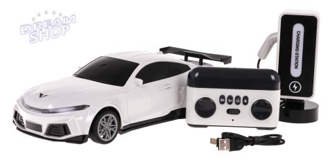 Autko R/C + Stacja Ładowania Biały