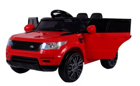Autko Start Run na akumulator Czerwony SUV + Pilot + Funkcje bezpieczeństwa