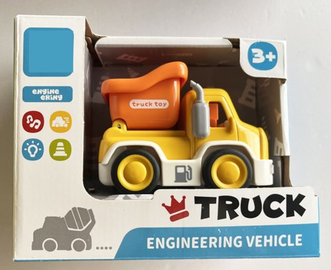 Autko Wywrotka z Funkcją Dźwięku i Świateł