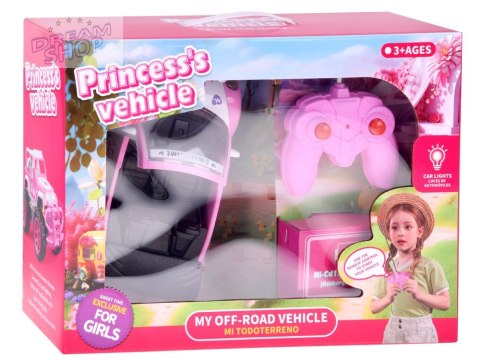 Autko dla lalki Różowy Samochód Cabrio z pilotem dla dziewczynek ZA5908