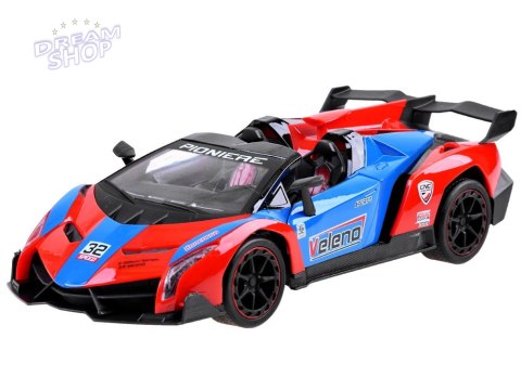 Autko sportowe z otwierane drzwi + pilot RC0583