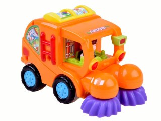 Auto Betoniarka Zamiatarka Kombajn - Edukacyjne Autka z Napędem ZA1812