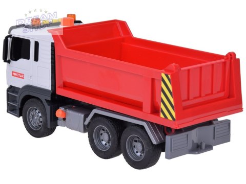 Auto Budowlane WYWROTKA Ruchomy kiper Gumowe koła Dźwięk + światło ZA5225