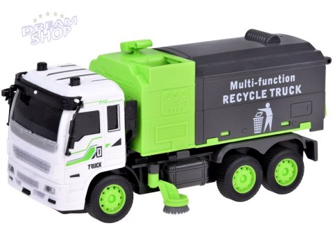 Auto Śmieciarka + światło Autko zdalnie sterowane pilotem RC0684