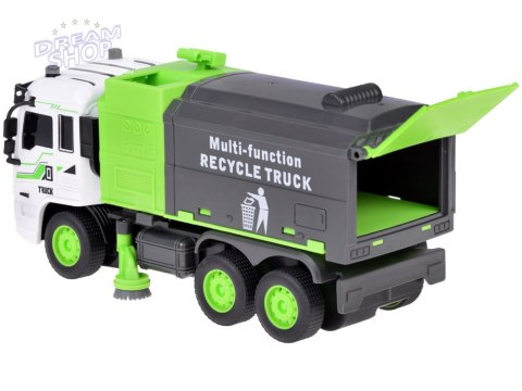 Auto Śmieciarka + światło Autko zdalnie sterowane pilotem RC0684