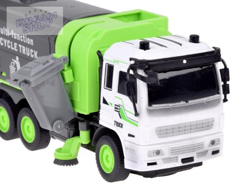 Auto Śmieciarka + światło Autko zdalnie sterowane pilotem RC0684