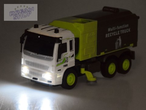 Auto Śmieciarka + światło Autko zdalnie sterowane pilotem RC0684