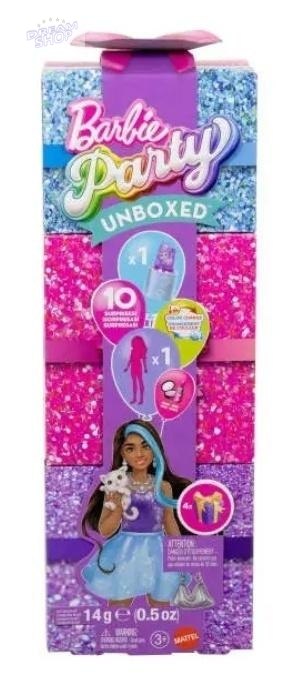 Barbie Party Unboxed Glam Party Stylowe