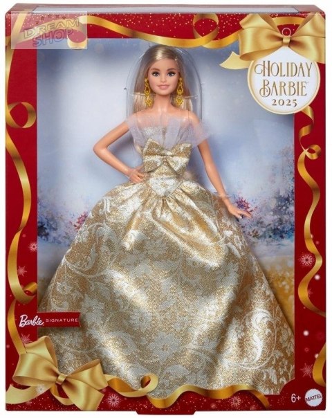 Barbie Świąteczna Lalka kolekcjonerska Blondynka