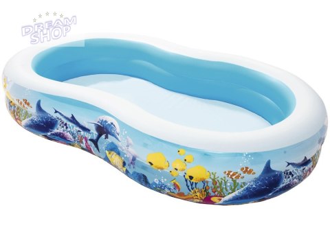 Bestawy Basen dmuchany fish'n friends 262 x 157x46cm 54118