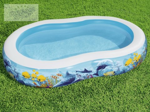 Bestawy Basen dmuchany fish'n friends 262 x 157x46cm 54118