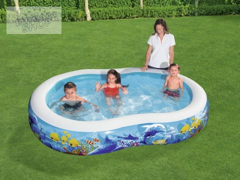 Bestawy Basen dmuchany fish'n friends 262 x 157x46cm 54118