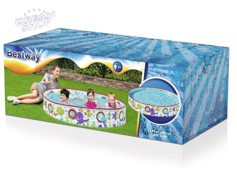 Bestway basen brodzik dla dzieci 152 x 25cm 55029 Bestway basen brodzik dla dzieci 152 x 25cm 55029